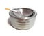 Stainless Steel Ashtray with Lid - Indoor/Outdoor Desktop Smoking Ash Carousel 2