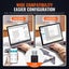 Laser Engraver Laser Engraving Machine 5W Compressed Spot Eye Protection Carousel 5