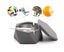 Concrete Ashtray with Lid Geometric Ashtray for Outdoors with Stain Carousel 4
