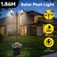 Solar LED Outdoor Post Light Carousel 1