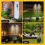 Solar LED Outdoor Post Light Carousel 3
