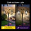 Solar LED Outdoor Post Light Carousel 8