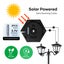 Solar LED Outdoor Post Light Carousel 10