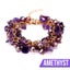 Gemma Beaded Crystal Bracelet - Amethyst, Citrine, Rose Quartz, Jasper, Malac... Carousel 10