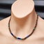 Coconut Shell, Turquoise & Lapis Lazuli Surfer Choker Necklace Carousel 1
