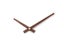 Black walnut Beech pear solid wood clock wooden solid wood pointer per Carousel 3
