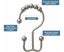 6pcs Shower Curtain Hooks Rings, Rust-Resistant Metal Double Glide Shower H Carousel 4