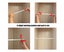 Pcs Tension Rods, Cupboard Bars Tensions Rod Curtain Rod 15.7" to 27.5 Carousel 6