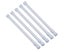 Pcs Tension Rods, Cupboard Bars Tensions Rod Curtain Rod 15.7" to 27.5 Carousel 7