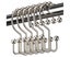 Shower Curtain Hooks Rings, Rust-Resistant Metal Double Glide Shower H Carousel 1
