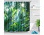 Jungle Forest Shower Curtain - 180x200cm, Tropical Plant, Green Banana Carousel 1