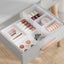 2pcs - Frosted White Drawer Organizer dividing organizer box #DE107 Carousel 3