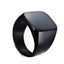 Stainless Steel Ring Wide Band Couple Rings Simple Finger Ring Square Ring Gift Carousel 5
