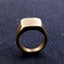 Stainless Steel Ring Wide Band Couple Rings Simple Finger Ring Square Ring Gift Carousel 7