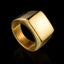 Stainless Steel Ring Wide Band Couple Rings Simple Finger Ring Square Ring Gift Carousel 8