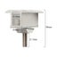 4Pcs Framed Solar Panel Roof Mounting Rail Brackets Holder Mid Clamp Fixing Kit Carousel 7