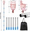 Fruit Picker Stick with Telescoping Pole Stainless Steel Fruit Picker Basket F Carousel 3