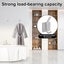 8Pcs Towel Hooks Self Adhesive Hooks Space Aluminum Heavy-Duty Bathroom Hooks Carousel 6
