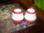 Temuka Red/white Salt & pepper set Carousel 1