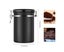 Coffee Container Large Sealed Stainless Steel Black Kitchen Storage Jar with Carousel 4