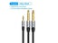 Vention 3.5mm To Double 6.5mm TRS Cable AUX Male Mono 6.5 Jack To Stereo 3.5 Carousel 1