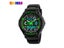 SKMEI Brand 50m Waterproof Children's Watches LED Multifunction Dual Time Carousel 7