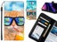 GALAXY A8 2016 case leather wallet case printed ID Carousel 1