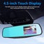 Rearview Mirror Car DVR Dual Dash 1080P HD Cam Camera Front Rear Video Recorder Carousel 3