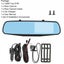Rearview Mirror Car DVR Dual Dash 1080P HD Cam Camera Front Rear Video Recorder Carousel 12