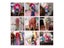 70CM LONG HAIR HAIRDRESSING DOLL TRAINING HEAD COLORFUL PINK MANNEQUIN HEAD Carousel 7