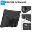 Butterfly Shockproof EVA Tablet Holder Case for iPad Air 5th/4th Gen 10.9-inch Carousel 5