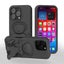 iPhone 16 Pro (6.3") Soft EVA Cartoon Robot Stand Phone Case (Black) Carousel 2