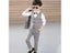 Checkered Boy Wedding Suit Formal Dress Children Carnival Costume Tuxedo Kids Carousel 8