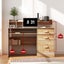 Computer Desk Office Study Desks Table Shelf Drawer Carousel 5