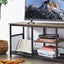 Entertainment Unit - Rustic Brown Carousel 4