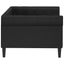 Single Size Day Bed Black 90x190 Cm Faux Leather Tpaxta Carousel 4