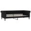 Single Size Day Bed Black 90x190 Cm Faux Leather Tpaxta Carousel 8