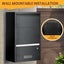 Parcel Post Box Letter Box Package MailBox Security Lock Storage Carousel 7