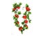 5Pcs Artificial Vine Rose Flower Silk Blossom Garland Home Decoration Carousel 3