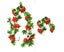 5Pcs Artificial Vine Rose Flower Silk Blossom Garland Home Decoration Carousel 6
