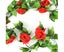 5Pcs Artificial Vine Rose Flower Silk Blossom Garland Home Decoration Carousel 8