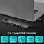 8 in 1 USB-C HUB Type-C USB Multi 3.0 4K HDMI RJ45 Ethernet Micro SD TF OTG Carousel 9
