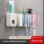 Toothbrush Holder With Toothpaste Dispenser 2 toothbrush slot Rack #DE117 Carousel 1