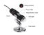 Digital Microscope 1600X USB Charging Handheld Magnifier Endoscope Cam Carousel 4