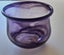 +++ PURPLE HAND -BLOWN ART GLASS VASE +++ Carousel 2