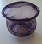 +++ PURPLE HAND -BLOWN ART GLASS VASE +++ Carousel 3