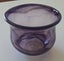 +++ PURPLE HAND -BLOWN ART GLASS VASE +++ Carousel 4