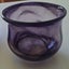 +++ PURPLE HAND -BLOWN ART GLASS VASE +++ Carousel 6