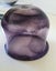 +++ PURPLE HAND -BLOWN ART GLASS VASE +++ Carousel 12