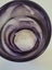 +++ PURPLE HAND -BLOWN ART GLASS VASE +++ Carousel 14
